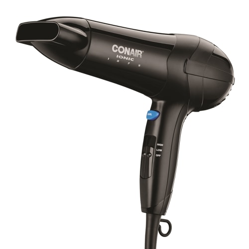 Conair® Ionic Hair Dryer, 1875W, Black